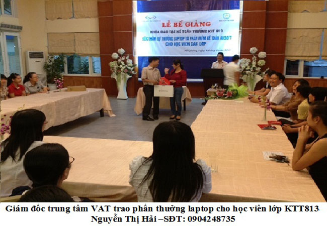 Lễ bế giảng các khóa học tại Trung tâm VAT