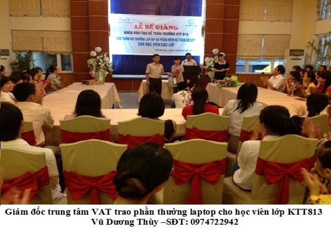 Lễ bế giảng các khóa học tại Trung tâm VAT